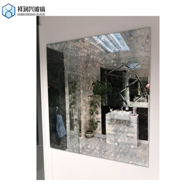 Concurrerende geglazuurde glazen spiegel voor decoratie spiegel op de muur spiegel en enkel glas