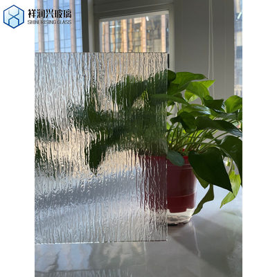 Vastkleurig fancy geïmprimeerd patroon glas Float gefigureerd gewalst glas voor gebouw decoratie
