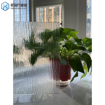 Vastkleurig fancy geïmprimeerd patroon glas Float gefigureerd gewalst glas voor gebouw decoratie
