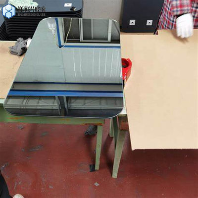 Techniek Gelamineerde smaragdgroene professionele productie Zilveren aluminium spiegelplaat