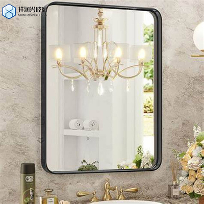 Crystal Sapphire Blauw Pack Ronde Vierkante Glas Beveled Mirror 3.0mm Op maat gemaakte bak