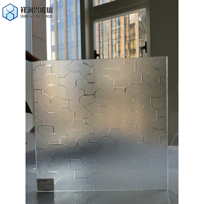 Gelas gewalst op maat op maat plaat glas gefigureerd glas techniek gelamineerd