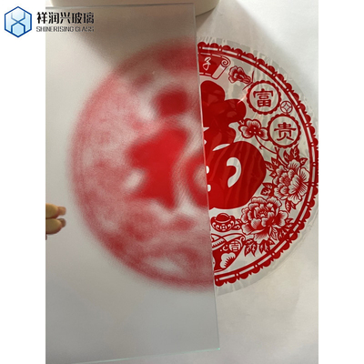 Architectuur Decoratief Fusing Flat Polished Edge Werk Op maat Gegooid Tempered Glass