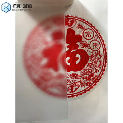 6mm 8mm 10mm 12mm Custom Design Figuur Tempered Pattern Glass Begonia Embossed Glass