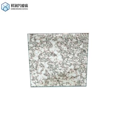 Goud rechthoekige antieke spiegel glas baksteen muur spiegel muur titels 12X12 voor lagen vraag