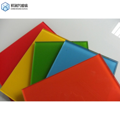 Hoog resistent veiligheidsglas Floatglas Gekleurd glas met vaste structuur in het wit