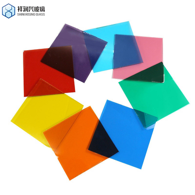 Hoog resistent veiligheidsglas Floatglas Gekleurd glas met vaste structuur in het wit