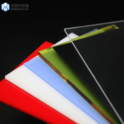 Gekleurd glas 5 mm reflecterend blauw getint gehard glas voor Windows Professional
