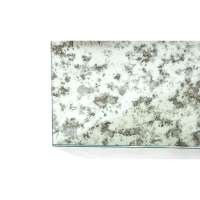 Kleurrijke decoratieve meubels Badkamer Antiek Klein glas Spiegelplaat Zilveren afwerking