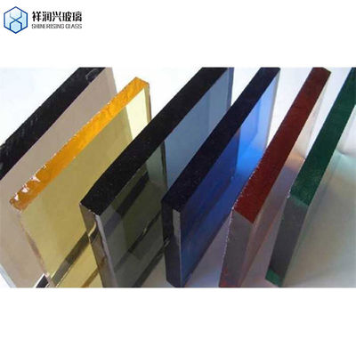 Custom Clear Tinted Float Glass Laminated Tempered Glass voor gebouwruimte