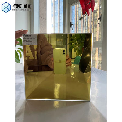 1.0mm 1.3mm 1.4mm 1.5mm Brons Gouden gekleurde spiegel glasplaat voor Float Glass lagen