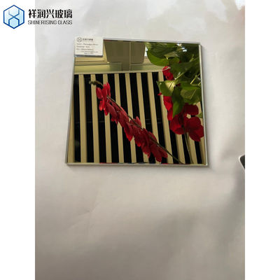 Plat gepolijste werkrand glasframe gekleurde spiegel voor decoratieve drijvende glasspiegel