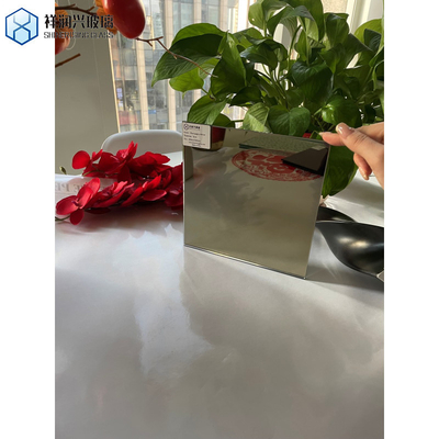 Plat gepolijste rand 1mm-6mm getinte zilveren aluminium glas spiegel