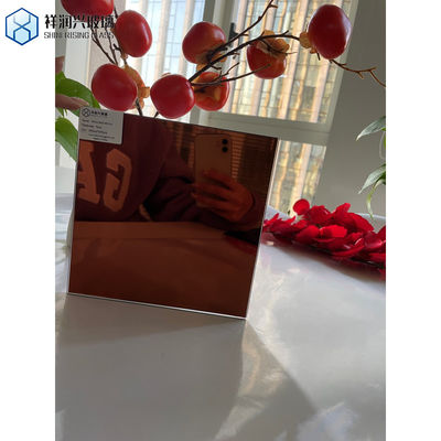 Kleurrijke decoratieve spiegel Glas 4/5/6/8mm Aluminium/Silver/Kopervrije plafondspiegel