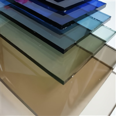 Groen glazen deurversiering 4 mm gehard kunst iriscent glas met dichroïsche coating