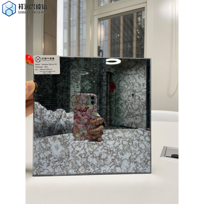 Rectangle Vintage Design 3 mm tot 5 mm Decorative Antique Wall Mirror voor thuis of kantoor