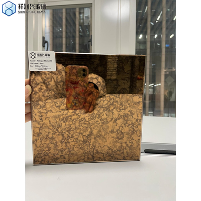 Rectangle Vintage Design 3 mm tot 5 mm Decorative Antique Wall Mirror voor thuis of kantoor