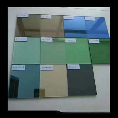 5 mm 8 mm groen gehard reflectief glasplaat helder reflectief getint zwevend glas