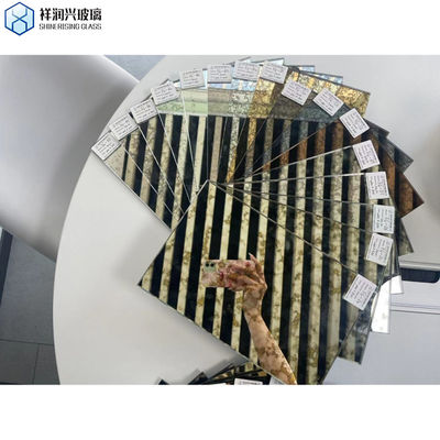 Antieke gebovelde spiegelglastegels aangepaste afmeting 3 * 12 inch voor architectuur
