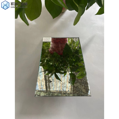 Aanpassingsstijl Kleurrijk Antiek Spiegelglas voor Badkamer Decoratie Wasbecken