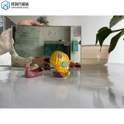 Architectuur Antieke zilveren gewelfde badkamerspiegel met 5 jaar naverkoopservice