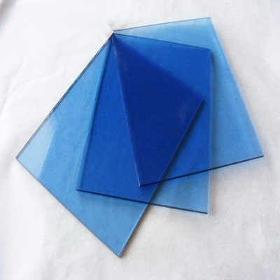 Aanpassing Gekleurd glas 5mm 6mm 8mm Reflectief Blauw Groen Gekleurd Temperd Glas