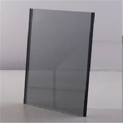 Op maat gemaakte aanvraag Tempered Smoke Grey Light Grey Tinted Float Glass voor bouw