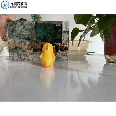 Single Glass 5mm 6mm 8mm Dik Decoratief Gekleurd Gepolijst Beveled Edge Antieke Spiegel