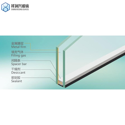 Gebouw geïsoleerd glas met lage E-coating en Igcc-techniek