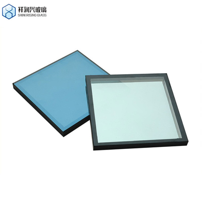 Qingdao Double Glazing Low E Coating Argon Gas Isolating Safety Glass voor bouwmuur