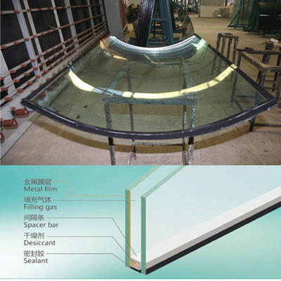 Qingdao solide structuur glas akoestisch isolerend glas eenheid 5 9A 5 mm dubbelglas venster