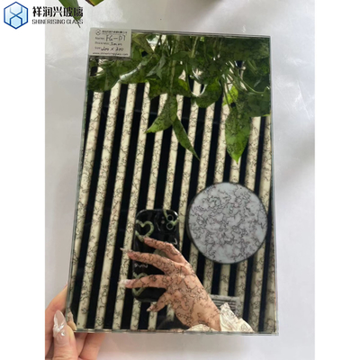 Glasframe Materiaal Vintage Art Genkleurde lenzen Antieke spiegel met vlak gepolijste rand
