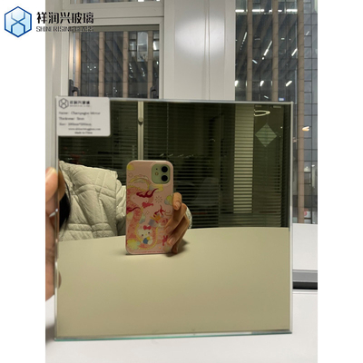 Kleurrijk Decoratief Spiegelglas Rechthoekig Reflectief Zwart Floatglas voor getinte glas