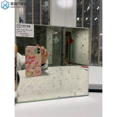 Moderne stijl antieke spiegel tegels glas kunst design spiegel voor hotel wandversiering