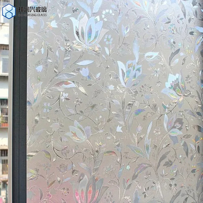 Bronzen Muru-patroon Glas Gefloten Textured Reed Patroon Glas Decoratief Gravureerd Gehard Glas