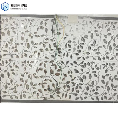 Bronzen Muru-patroon Glas Gefloten Textured Reed Patroon Glas Decoratief Gravureerd Gehard Glas
