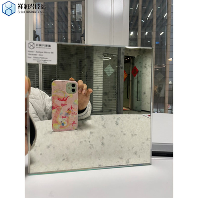 Moderne stijl aanpassing antieke spiegel voor badkamer wand decoratie spiegelplaat