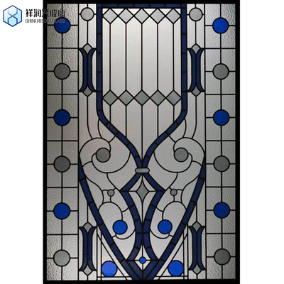 Architectonisch diep gegraveerd kunstglas wand basketweef gesmolten gegoten glas gesmolten kunstglas 5
