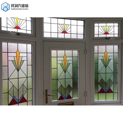 Supergehard glas Asketweave gesmolten glas 6mm 8mm 10mm Fluted glas Figuur glas