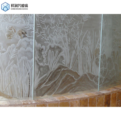 Levering Cent 7-14 dagen na storting Decoratief Ultra helder Tempered Patroon glas