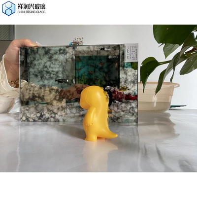 Grote vel elegant glas antieke spiegel decoratieve badkamer spiegel glas wand decoratie