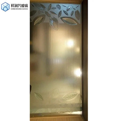 Moru Low Iron Pattern's Aanpasbare Kasteel Deur Patroonglas Plat getemperd glas