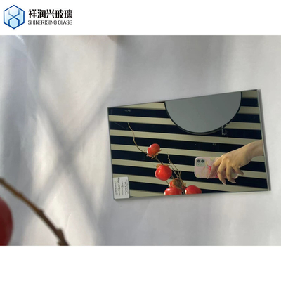 Gekleurd zwevend spiegelglas 3mm 4mm 5mm 6mm 8mm Aanbeveling op maat voor badkamerglas