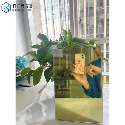 Gecustomiseerde rechthoekige en bevelrandkleurige decoratieve spiegel voor commerciële gebouwen