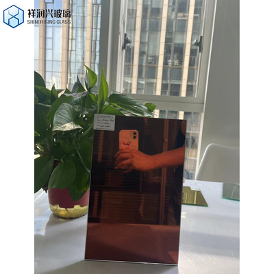 Commerciële tweerichtings tintspiegel 3-8 mm gekleurde spiegelglasplaat voor luxe interieurs