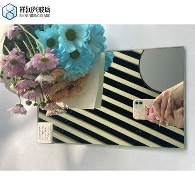 Commerciële tweerichtings tintspiegel 3-8 mm gekleurde spiegelglasplaat voor luxe interieurs