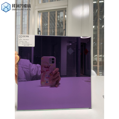 Muurkunsten 3 mm Gekleurd spiegelglas Kleur Plat gepolijst rand Hoofdproduct Tempered Glass