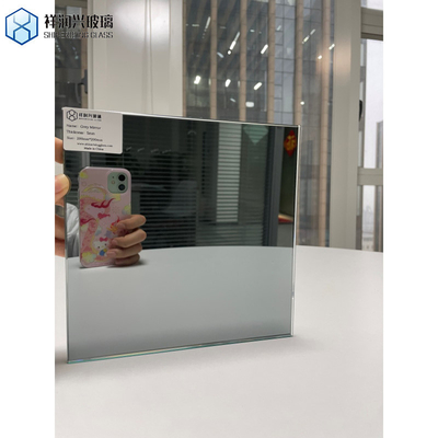 Op maat gemaakte grote wand decoratieve aluminium gekleurde spiegel glasplaat voor appartementen