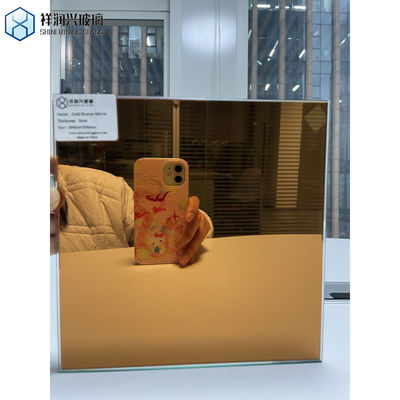 6 mm gekleurde grote spiegelglasplaat op maat en milieuvriendelijk voor modern ontwerp