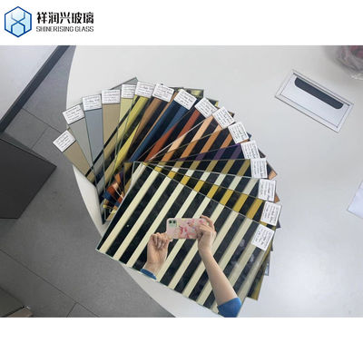 6 mm gekleurde grote spiegelglasplaat op maat en milieuvriendelijk voor modern ontwerp